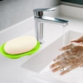 thumbnail image 4 of Soap Drainer Box, Non-Slip Silicone Soap Holder, Bathroom Soap Tray with Drain Holes, Compact Soap Dish for Countertop, Shower, Kitchen, Easy to Clean, Neat Decor, Space-Saving Design, 4 of 6