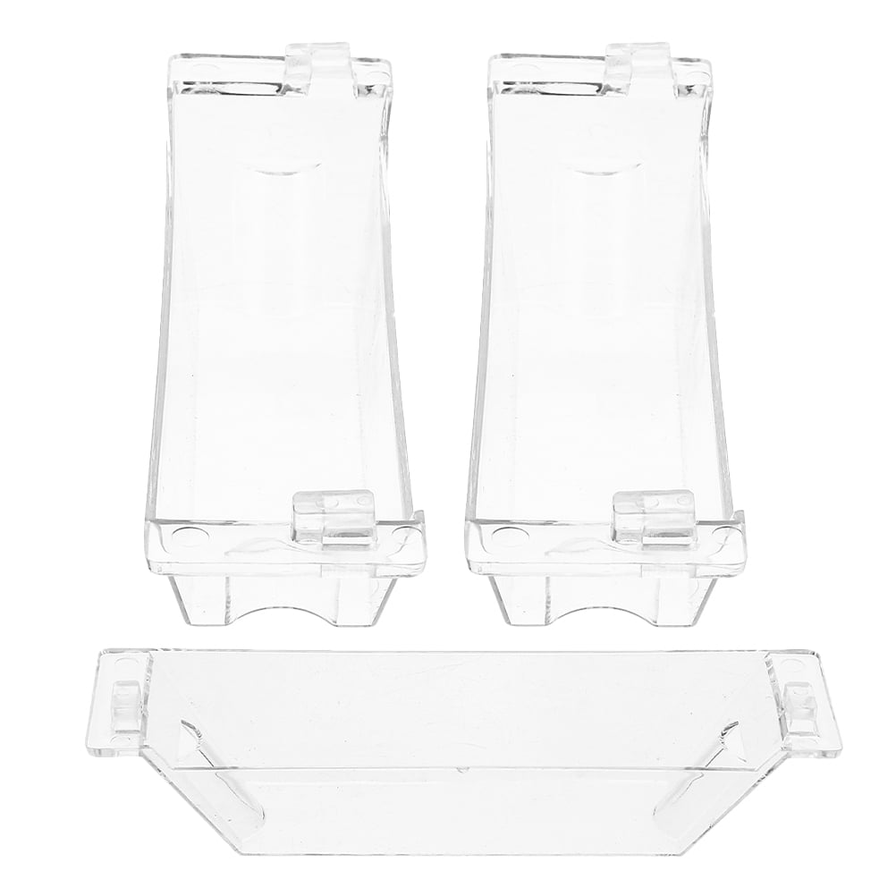 SKISUNO 3pcs Kitchen Hood Supply Range Hood Accessories Transparent Plastic for Households