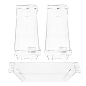 SKISUNO 3pcs Kitchen Hood Supply Range Hood Accessories Transparent Plastic for Households
