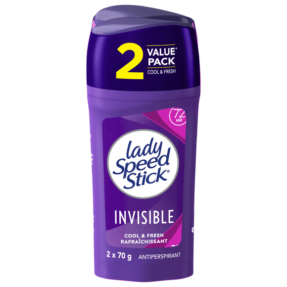 Lady Speed Stick Déodorant Antisudorifique, Invisible, Cool et Frais
