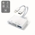 thumbnail image 3 of LEEYNEER 2025 NEW 4 In 1 USB3.0 TF Flash Drive Type-C Mobile Storage OTG Photo Stick U-Drive Files SD/ TF Card Reader Compatible For IPhone for ipad for samsung Android Phone With Type-c, 3 of 5