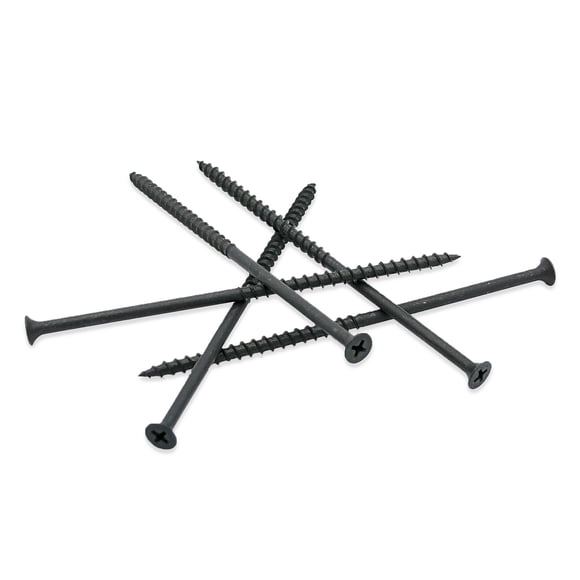 Qualihome 10 coarse Thread Sharp Point Drywall Screw with Phillips Drive 2 Bugle Head, 1 LbPound, Black, Ideal Screw For Drywall Sheetrock, Wood and More (5 Inch)