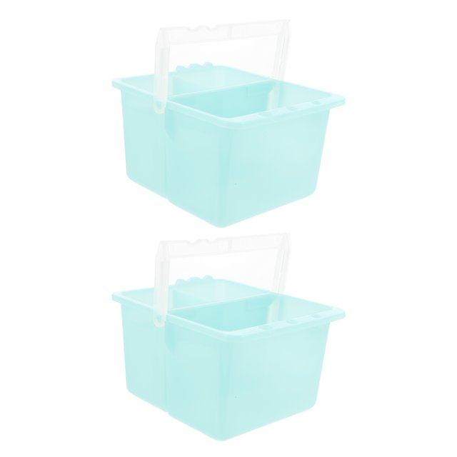 Miangastore Brush Washer Square 2Set 3.54x3.93x5.70in