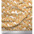 thumbnail image 1 of Soimoi Rayon Fabric Tulip Flower Printed Fabric 1 Yard 42 Inch Wide, 1 of 3