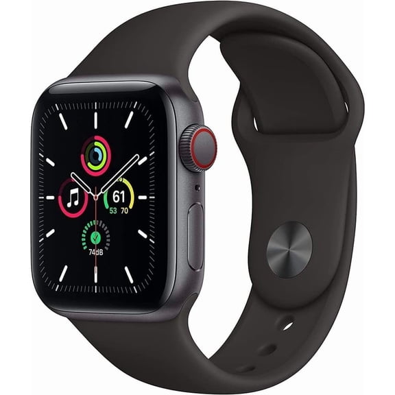 Remis à Neuf Apple Watch SE (2020) 1re Gén. 44 mm A2354 (GPS + Cellulaire) Gris Cosmique (Grade A)