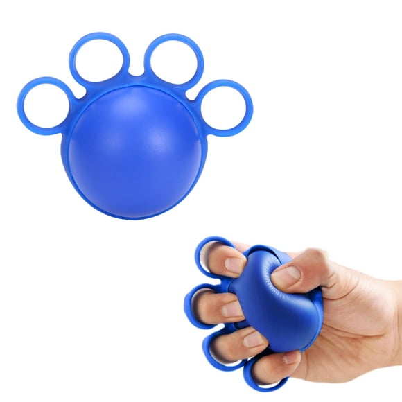 Jpxdew 4 Finger Grip Strengthener Balls 2.7 Inch,Silicone Polyurethane Hand Exerciser for Rehabilitation,Stress Relief