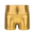 thumbnail image 1 of vastwit Girls Shiny Metallic Shorts Gymnastics Dance Shorts Gold 16, 1 of 5