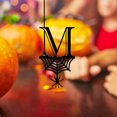 thumbnail image 3 of Spider Halloween Decoration Hang Tag Set with 26 Iron Letters 5.3 cm x 9 cm, Black Rope Included, 3 of 4