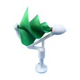 thumbnail image 1 of jifeng Spiral Wind Turbine Generator 50W Spiral Wind Generator Model for Outdoor RV Green, 1 of 9