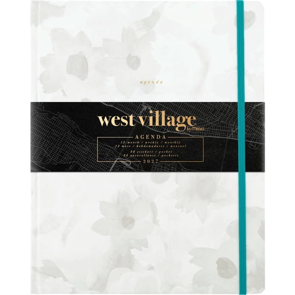 2027 Mead West Village Casebound Weekly and Monthly Large Planner