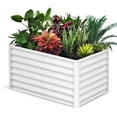 thumbnail image 3 of BeesClover Galvanized Raised Garden Bed, Large Outdoor Planter Box with Open Base & Safety Edge, Rustproof Steel for Vegetables, Flowers, Herbs, 3 of 9