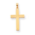 thumbnail image 1 of Pendentif Croix Solide en Or Jaune 14K, 1 of 2