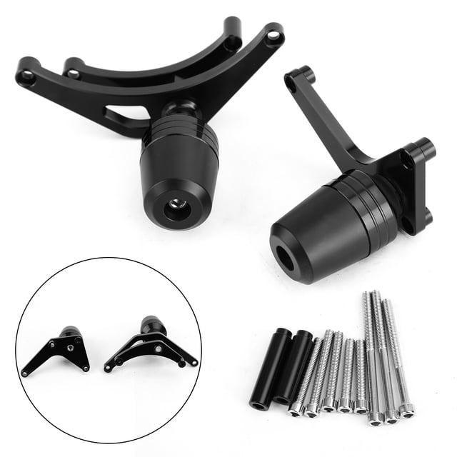 Black Frame Slider Anti Crash Protector Fit for Ducati Supersport 939 2017-2019