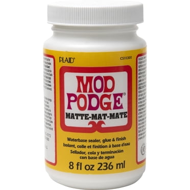 Mod Podge Matte Liquid Waterbase Sealer, Glue, and Finish, 8 fl oz