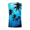 thumbnail image 5 of lSLJS Women Floral Printing Tank Round-Neck Sleeveless Block Tunic Tee Tops, Womens Tank Tops, 5 of 5