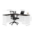 thumbnail image 2 of Bestar Pro-Concept Plus Bureau en L avec caisson, 2 of 3
