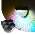 thumbnail image 1 of Clearance! JMYHOAM Solar Fence Lights, Solar Powered Outdoor Fence Lighting for Fence Step Stair Post Wall（BLACK Shell） Outdoor and Garden, 1 of 4