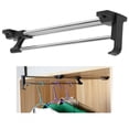 thumbnail image 4 of Kathlen Telescopic Rod Extendable Pull Out Closet Rod Sliding Wardrobe Closet Rod Adjustable Clothing Organizer Holder(30), 4 of 8