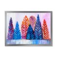 thumbnail image 3 of Designart Arbres de Noël Abstraits Traditionnels Art Mural Encadré, 3 of 4