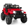 thumbnail image 1 of Gymax Electric 12V Kids Ride-on Car Truck Parent Control with 2.4 GHZ Remote Control Red, 1 of 10