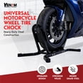 thumbnail image 2 of Venom Motorcycle Bike Front Tire Wheel Chock Lift Stand Compatible with Kawasaki Ninja 650R 650 R, 2 of 5