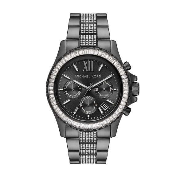 Michael Kors Everest Gunmetal Stainless Steel Ladies Watch MK6974