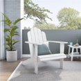 thumbnail image 2 of Riverbay Furniture Traditional Wood Outdoor Chair with Arm Rests in White, 2 of 17