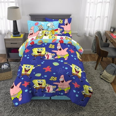 SpongeBob "Underwater Treasure" Twin/Full Comforter & Pillowcase