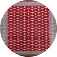 thumbnail image 1 of Ahgly Tapis Rond Lavable en Machine Intérieur Industriel Moderne Rose Brun, 7 Pieds Rond, 1 of 7