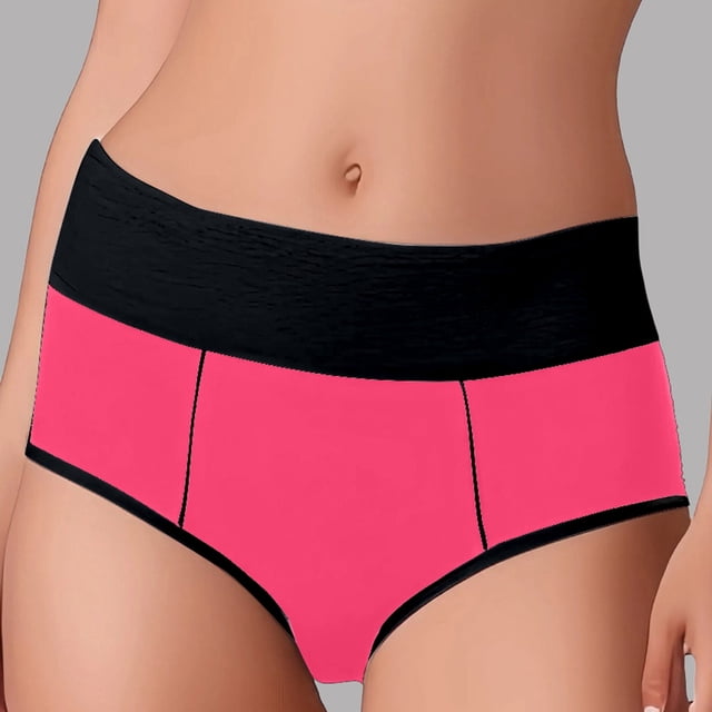 High Rise Women's Panties for Plus Size Seamless Triangle Underwear with Lift and Comfort Fit for Everyday Wear