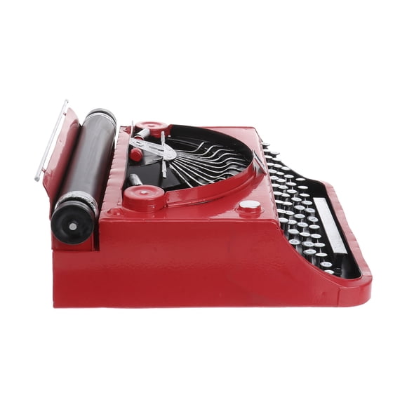 Minkissy 1Pc Typewriter Decor Resin Model for Fathers Day Celebration