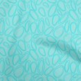 thumbnail image 1 of oneOone Polyester Spandex Arctic Blue Fabric Abstract Circle Sewing Craft Projects Fabric Prints By Yard 56 Inch Wide, 1 of 4