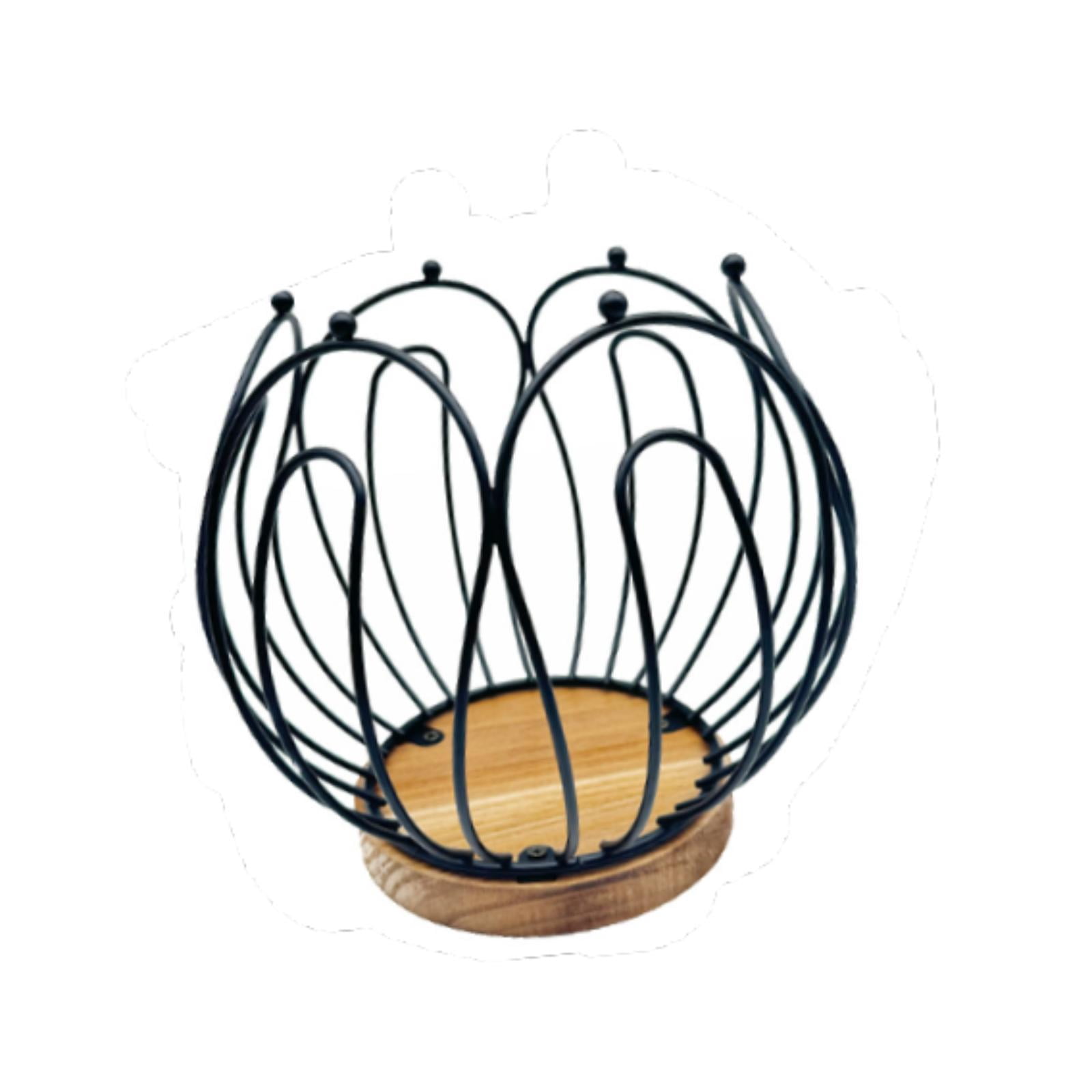 bedienty Coffee Pod Holder Multipurpose for Coffee Station Countertop Organizer Hotel Black