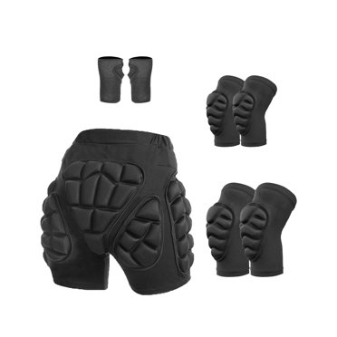 Padded Shorts Tailbone Hip Protection Pads for Outdoor Sports Skateboard Ski L