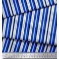 thumbnail image 3 of Soimoi Polyester Crepe Fabric Vertical Stripe Print Fabric by Yard 52 Inch Wide, 3 of 5
