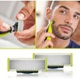 thumbnail image 2 of Lot de 3 / Lames de Rechange pour Tondeuse Électrique / Compatibles avec Philips OneBlade, 2 of 6