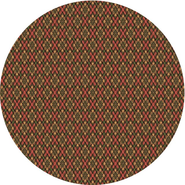 Ahgly Tapis d'Intérieur Lavable en Machine Carré Transitionnel Bisque Foncé Marron, 3 Pieds Carré