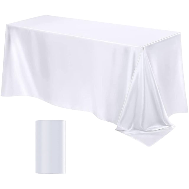Birdeem Tablecloths Can Be Cut Solid Color Glossy Satin Cloth Tablecloth for High-End Hotel Banquet Wedding