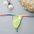 thumbnail image 2 of Rbaofujie Mens G String Men's Netting Breathable Sexy Underwear Rope U-shaped Pouch Exquisite Design T-back Boxers Men Underwear Boxer Brief, 2 of 6