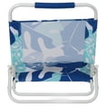 thumbnail image 4 of Chaise de plage Mainstays, rayée, bleue, tissu en polyester, 4 of 11