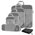 thumbnail image 3 of 1Set Compression Packing Cubes, Lightweight Packing Organizers for Accessing Items Easily Grey 6Pcs, 3 of 8