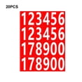 thumbnail image 3 of ZheElen 20pcs Strong Adhesive Number Label Sticker Wide Applications And Durable Waterproof And Oil Proof White Numbers, 3 of 6