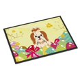 thumbnail image 1 of Carolines Treasures BB6087JMAT Tapis Intérieur Ou Extérieur 24 x 36 Po. Œufs de Pâques Shih Tzu Rouge Blanc, 1 of 1