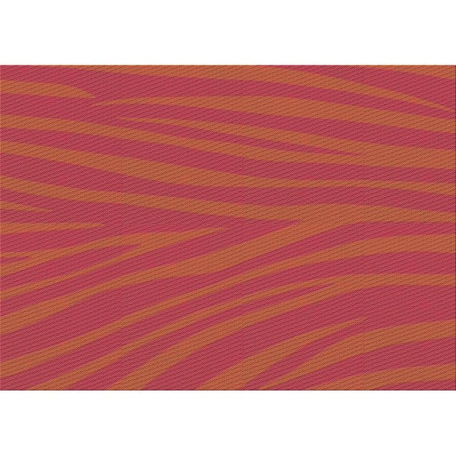Ahgly Company Tapis Rectangulaire Rouge Lavable en Machine, 7 Pieds x 9 Pieds