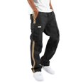 thumbnail image 1 of Kcodviy Pantalon Cargo pour Hommes de Rue Loisirs Sport Taille 1 Poche Bouche de Pied Casquette Hommes Pantalon Cargo Grande Taille Taille 48 Corde Taille à Lacets Rembourrage Pantalon Patchwork Ruban Standard Tissé Extérieur Pantalon Cargo Trou, 1 of 6