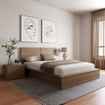 thumbnail image 2 of Nexera James 4-Piece Queen Bedroom Set, Brown Oak, 2 of 9