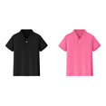 thumbnail image 1 of 2 Pack(Black 1PCS & Red 1PCS) Multipack Long Sleeve Boys Short Boy Tops Sleeve Shirt Button Closure Comfortable & Soft Fabric, 1 of 6
