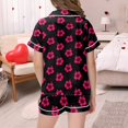 thumbnail image 5 of Little Girls' Pajama Sets Graphic Print Button Down Tops Set Casual Pajamas Set Girls Pjs Size 6T, 5 of 5