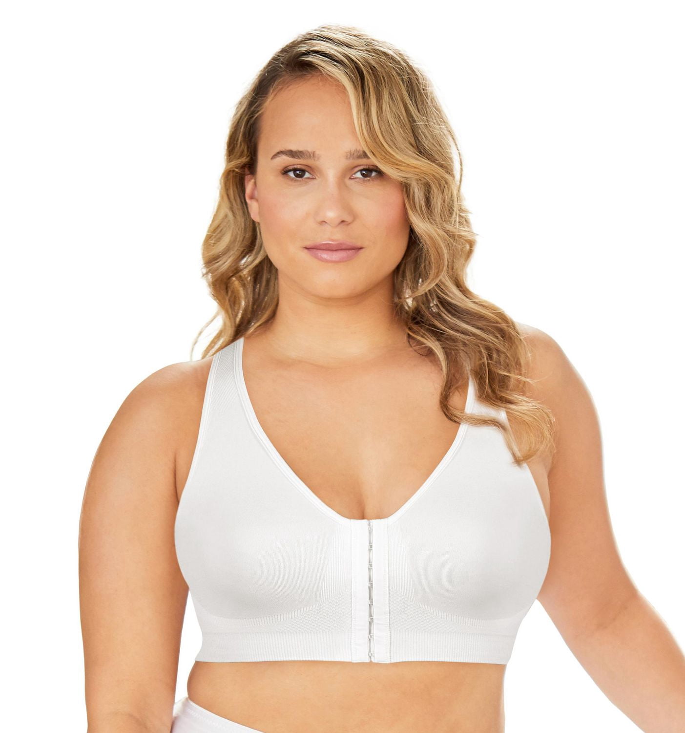 Exquisite Form  #9601000 FULLY Seamless Full-Coverage Bra, Wire-Free, Front Closure