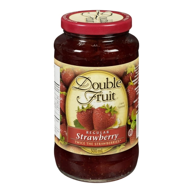 Double Fruit Regular Strawberry Fruit Spread 500mL